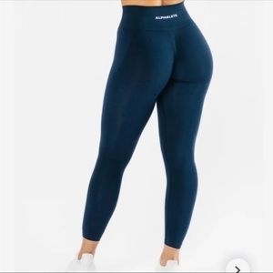 Alphalete Amplify Leggings Tuxedo Blue